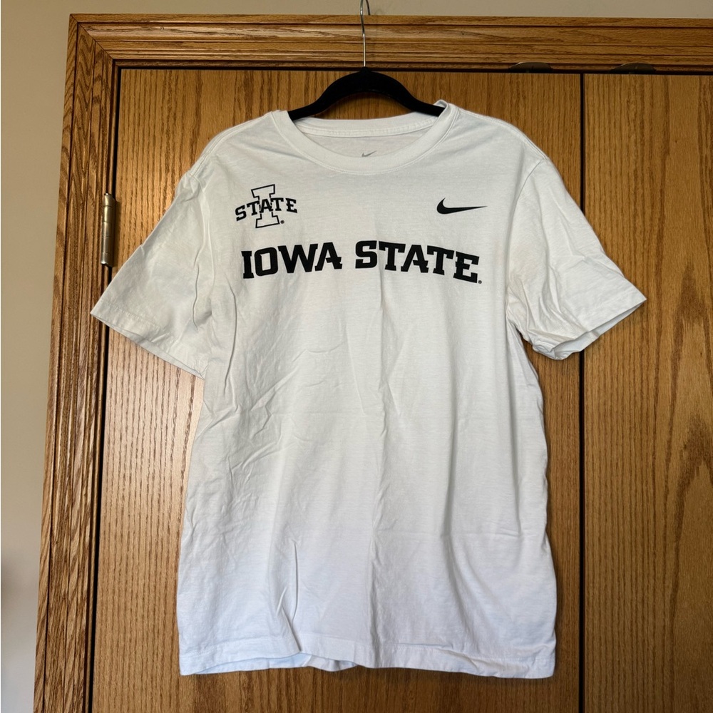 Nike White Iowa State Short Sleeve Tee